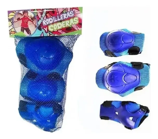 Kit de equipamento de proteção esportiva para adultos Faydi Nena Nene - 6 peças