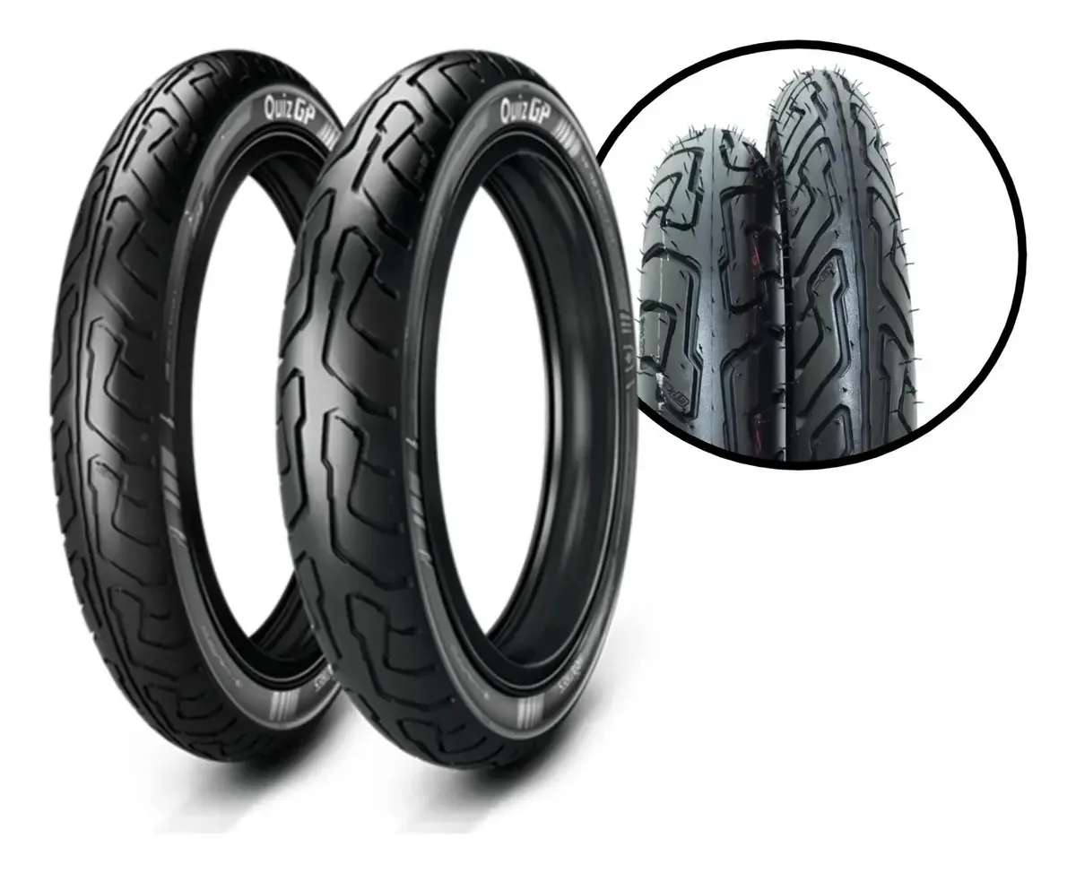 Pneus Ira Tires Quiz Gp 90 90-18 57p Tt E 275-17 47p Tt