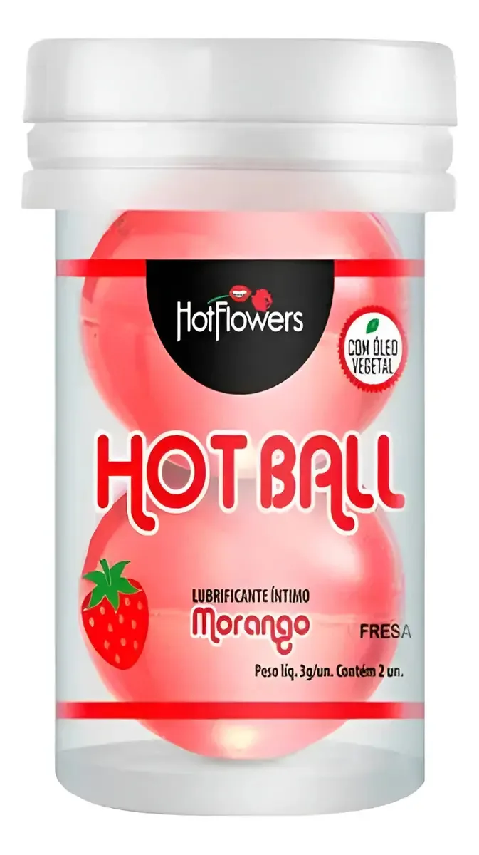 Flores quentes de morango Hot Ball