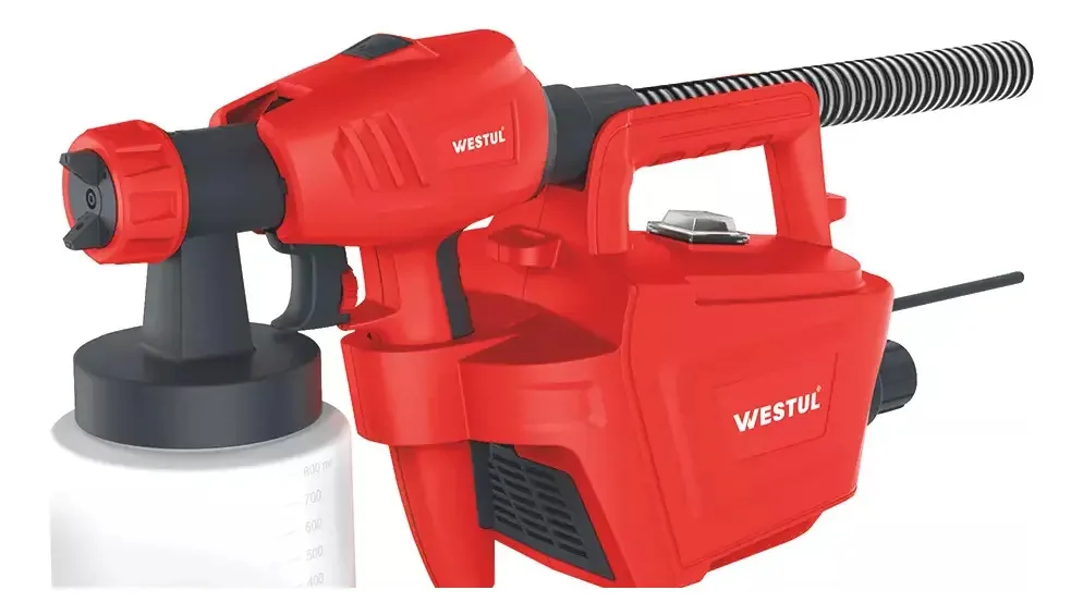 Máquina de equipamento de pintura de látex elétrica profissional Westul 800w Hvlp
