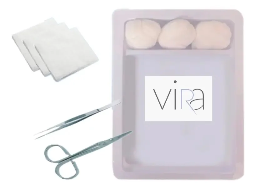 Kit de cura descartável estéril padrão Vira