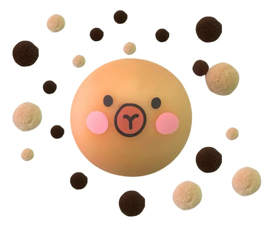 Brinquedo antiestresse Squishy Capybara Brown