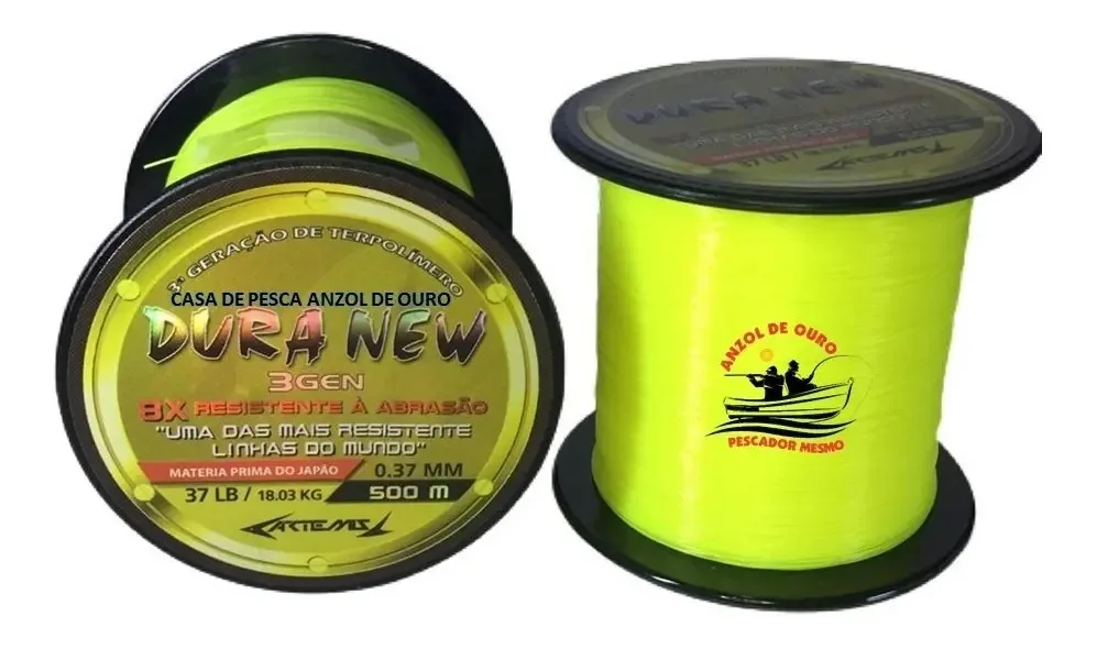 Linha De Pesca Artemis Duranew Amarelo