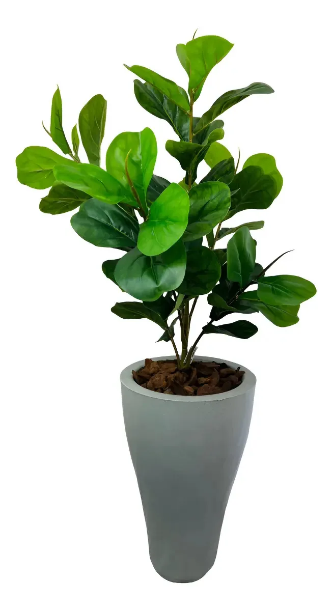 Árvore Decorativa Santa Decor Toque Real 1,15m Vaso Coluna