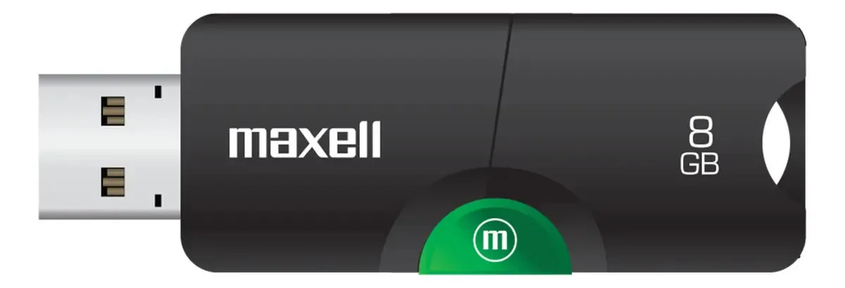 Pendrive verde Maxell Flix 8GB 2.0