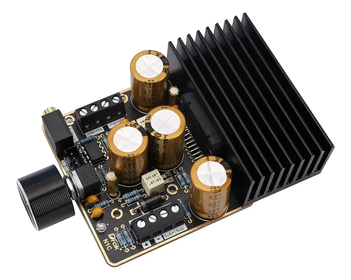 Amplificador Drok Classe Ab, Estéreo De 21 Canais 80w+80w E