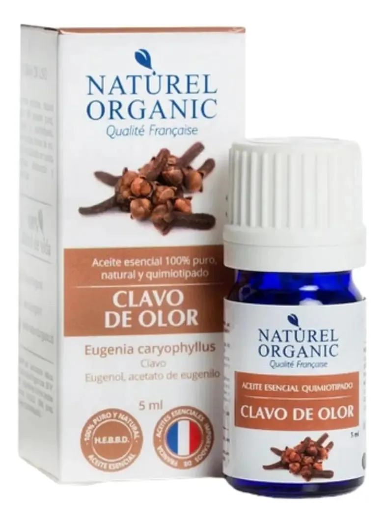Óleo essencial de cravo de aromaterapia orgânica natural