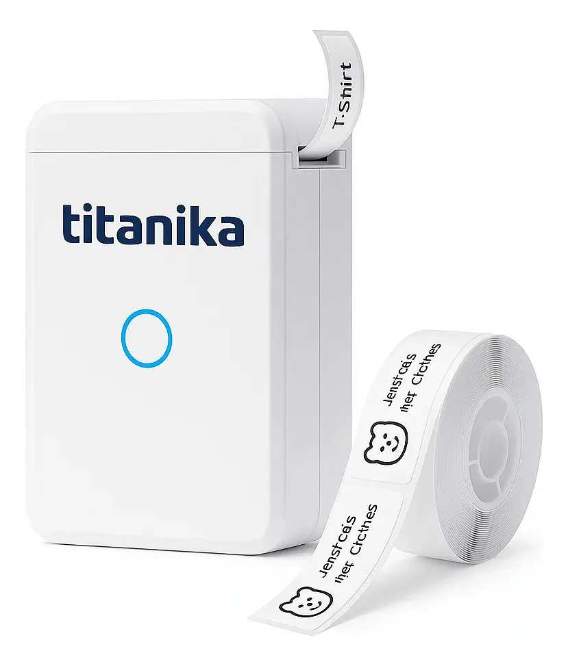 Impressora de etiquetas térmicas portátil Titanika D110