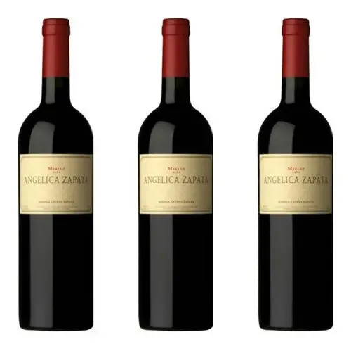 Kit C/ 3 Vinhos Argentinos Angélica Zapata Merlot - 750ml
