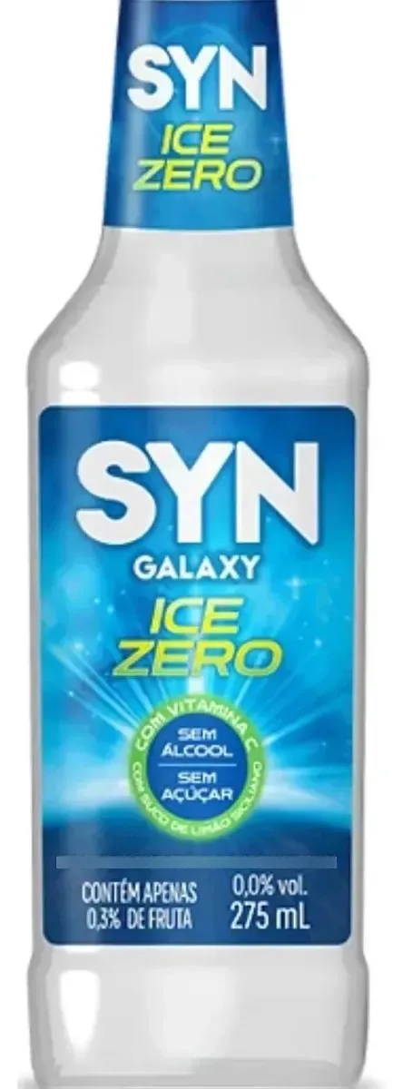 Vodka Ice Syn Galaxy Lemon Zero Alcool E Açucar 24x275ml