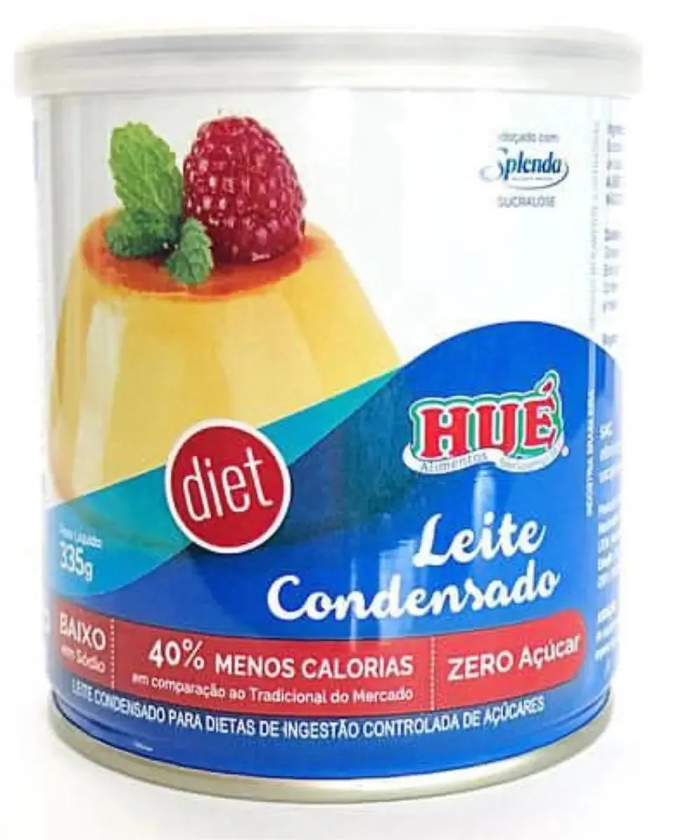 Leite Condensado Com Morango Diet Lata 335g