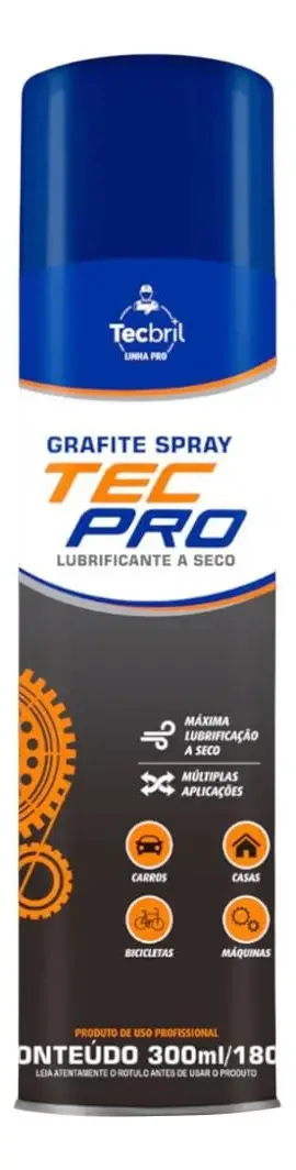 Grafite Em Spray 300ml/180g Tecbril 5920199