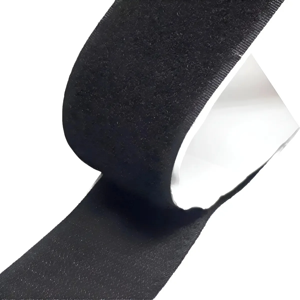Fecho Contato Fita De Velcro Adesivo 3m 5cm Preto/branco Cor Preto