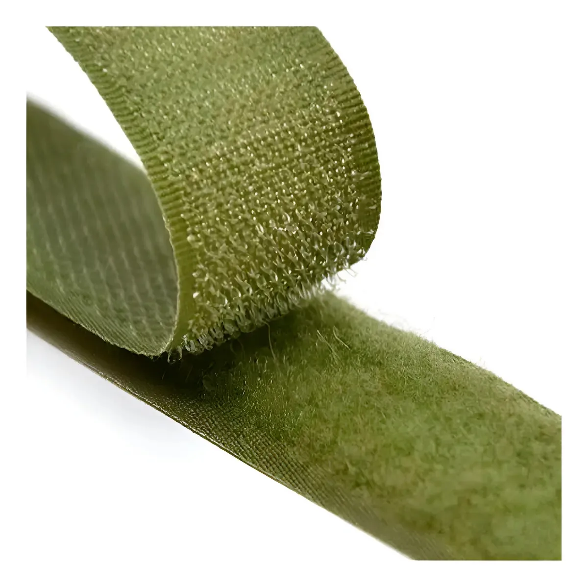 Fecho De Contato Velfix Cinza 25mm Cor Verde