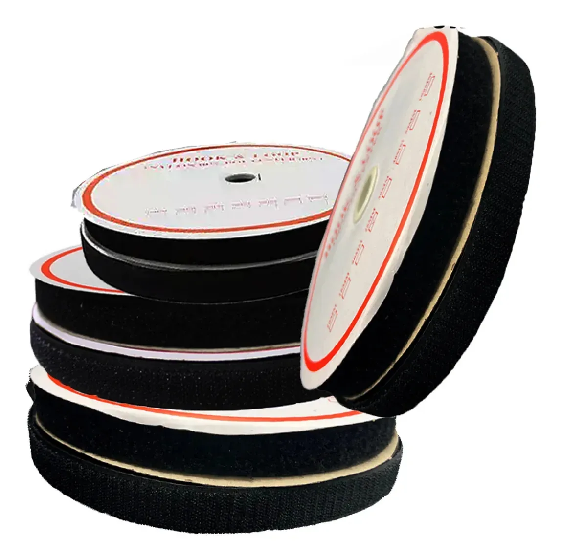 Fecho de Contato 25mm Rolo 25mts - Macho e Femea Cor Preto