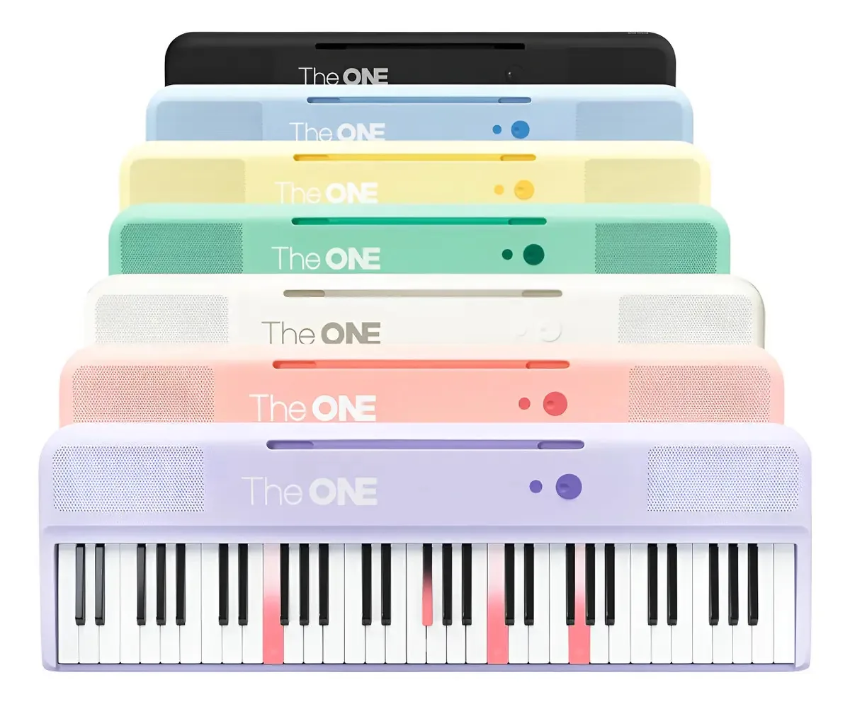 Teclado inteligente iluminado para iniciantes com Midi