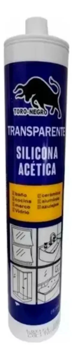 Selante de silicone acético transparente 280ml