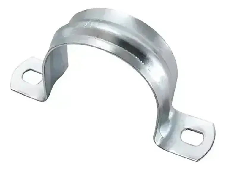 Braçadeira de metal Omega, pacote de 20 mm, 100 unidades
