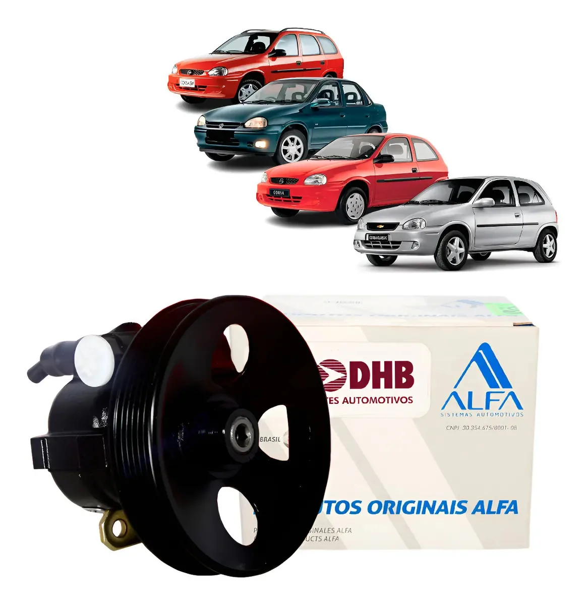 Bomba Para Direção Hidráulica Corsa Wind 1.0 1996 A 2002