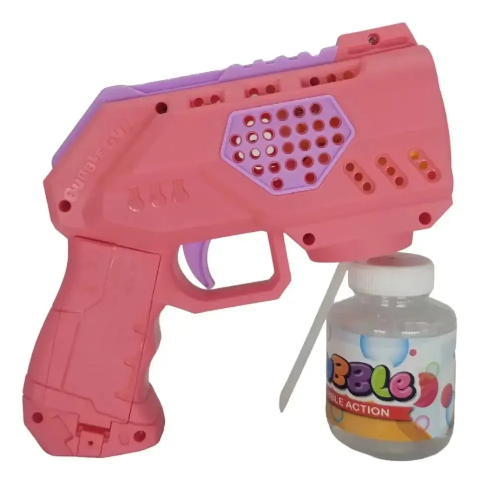 Lanca Bolhas De Sabao- Bubble Gun Brinquedo Lancador De Bolh