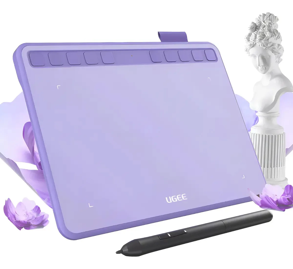Ugee S640 Mesas Digitalizadoras Caneta Sem Bateria Cor Roxo
