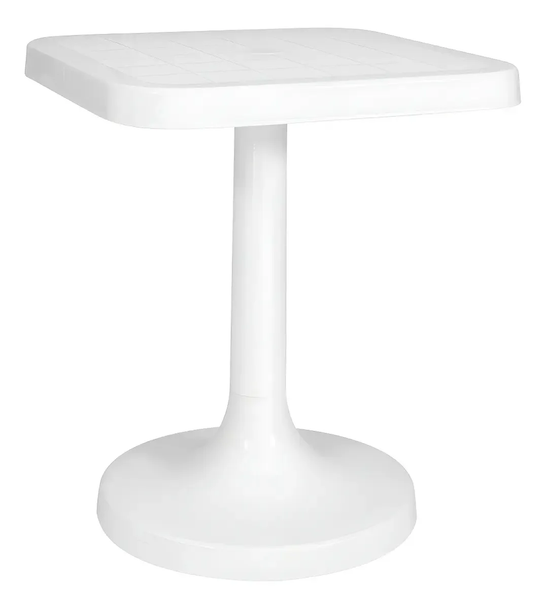 Mesa Branca Quadrada Iguazu Gardenlife Desmontável
