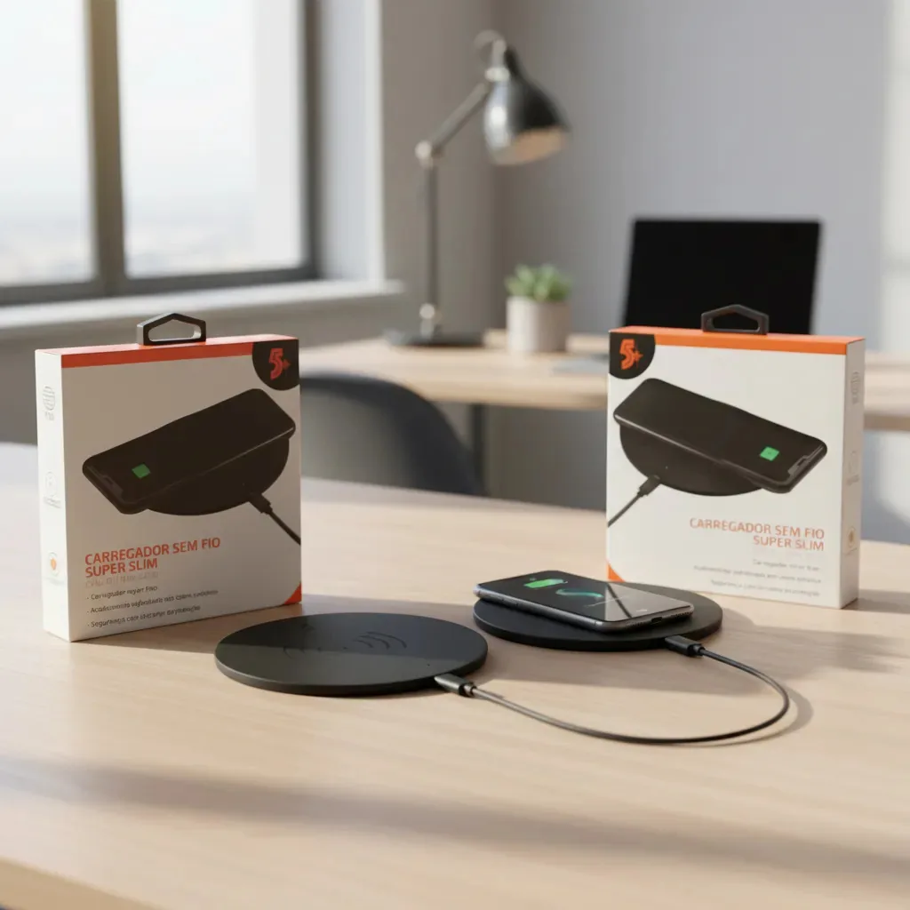 Carregador Sem Fio 5+ C30 Ultra Rápido para Celular