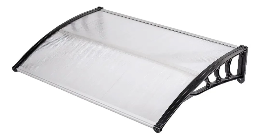 Policarbonato Alero 150x80cm Transparente