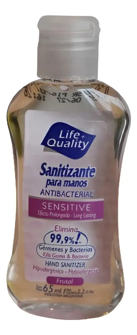 Álcool Em Gel Frutado Life Quality 65ml