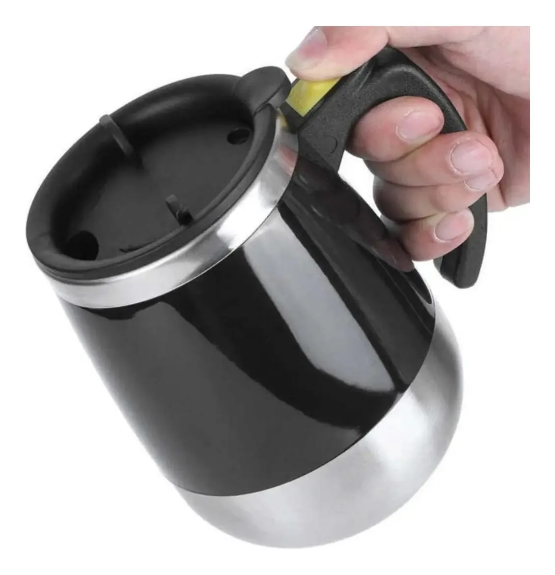 Caneca Mixer Inox Automática Elétrica Misturador Shake Café