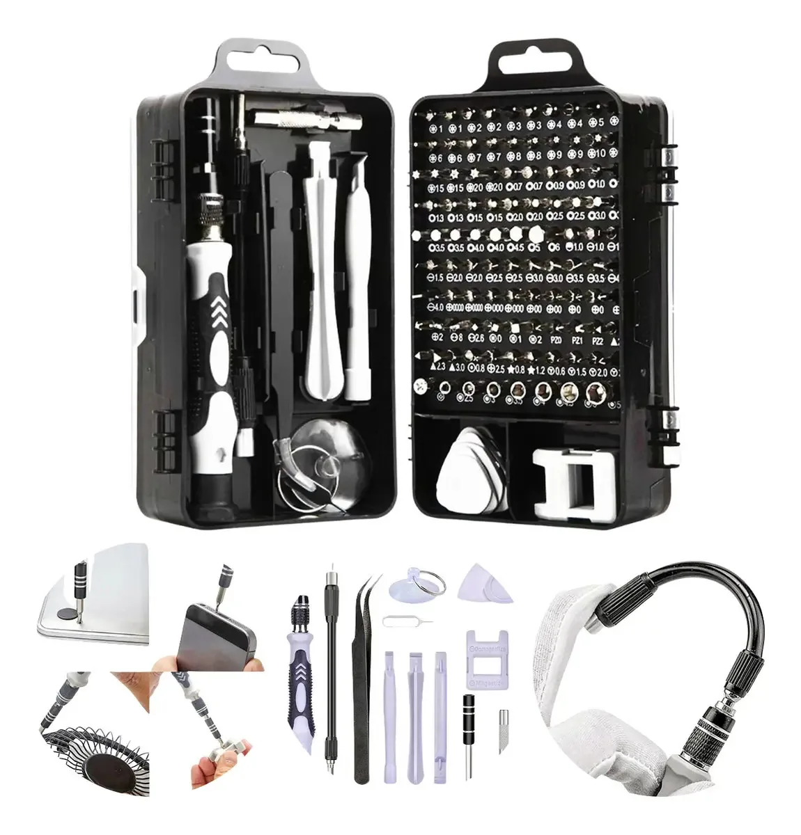 Kit Chave de Precisão 115 Peças Next Trading Celular Notebook PC