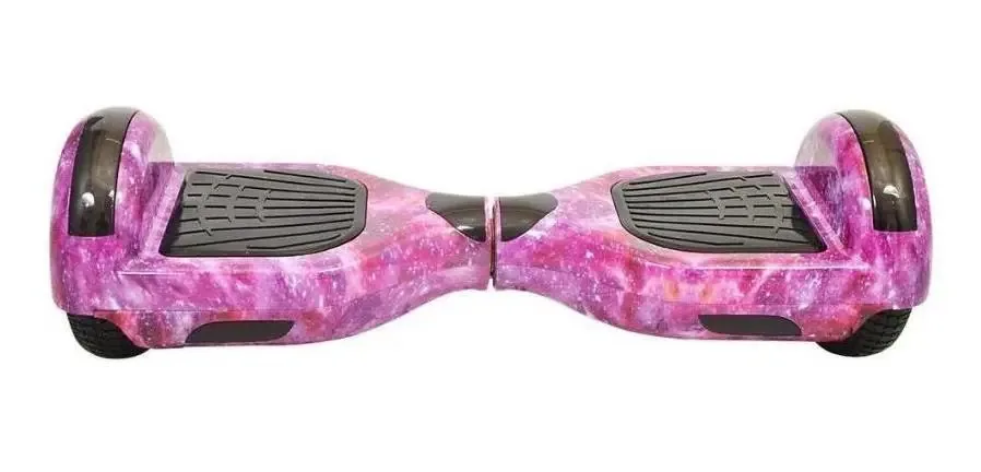 Hoverboard Bluetooh 6,5 - Galáxia Lilás - Com Led