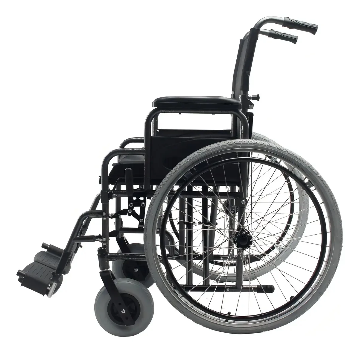 Cadeira De Rodas D400 48cm Em Aço - Dellamed