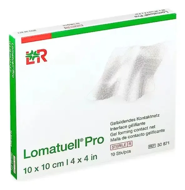 Curativo Lomatuell-pro Gaze Parafinada 10x10cm(c/10 Unds)