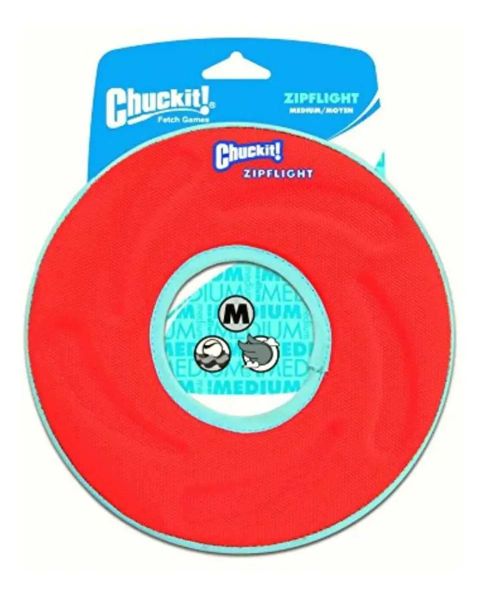 Pára com isso! Folheto e brinquedo para cães Zipflight Frisbee para cores variadas