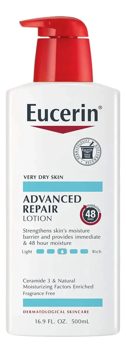 Loção Reparadora Avançada Eucerin: Sem Fragrância, Para Todos