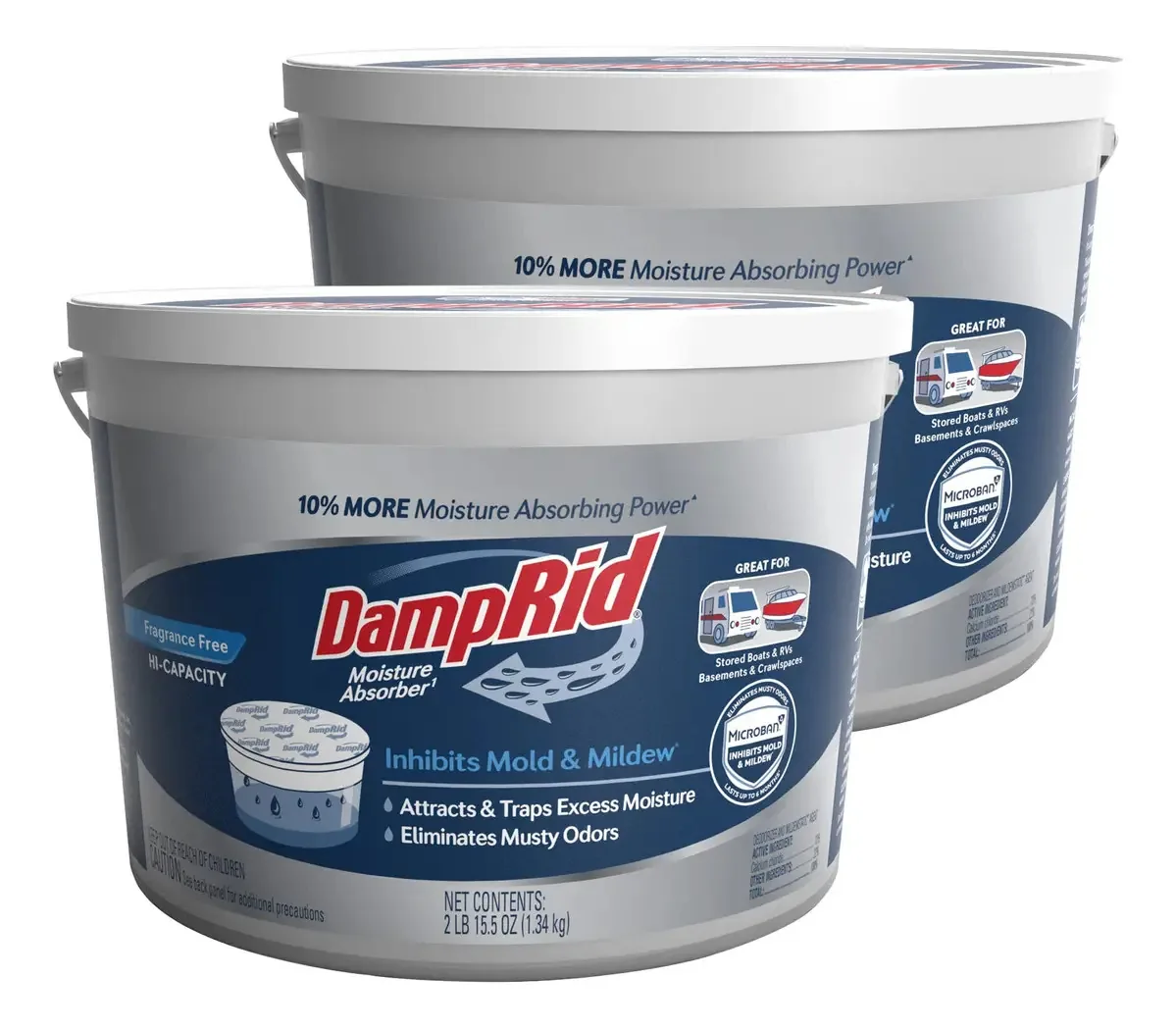 Desumidificador elétrico branco Damprid FG50ffesbcs