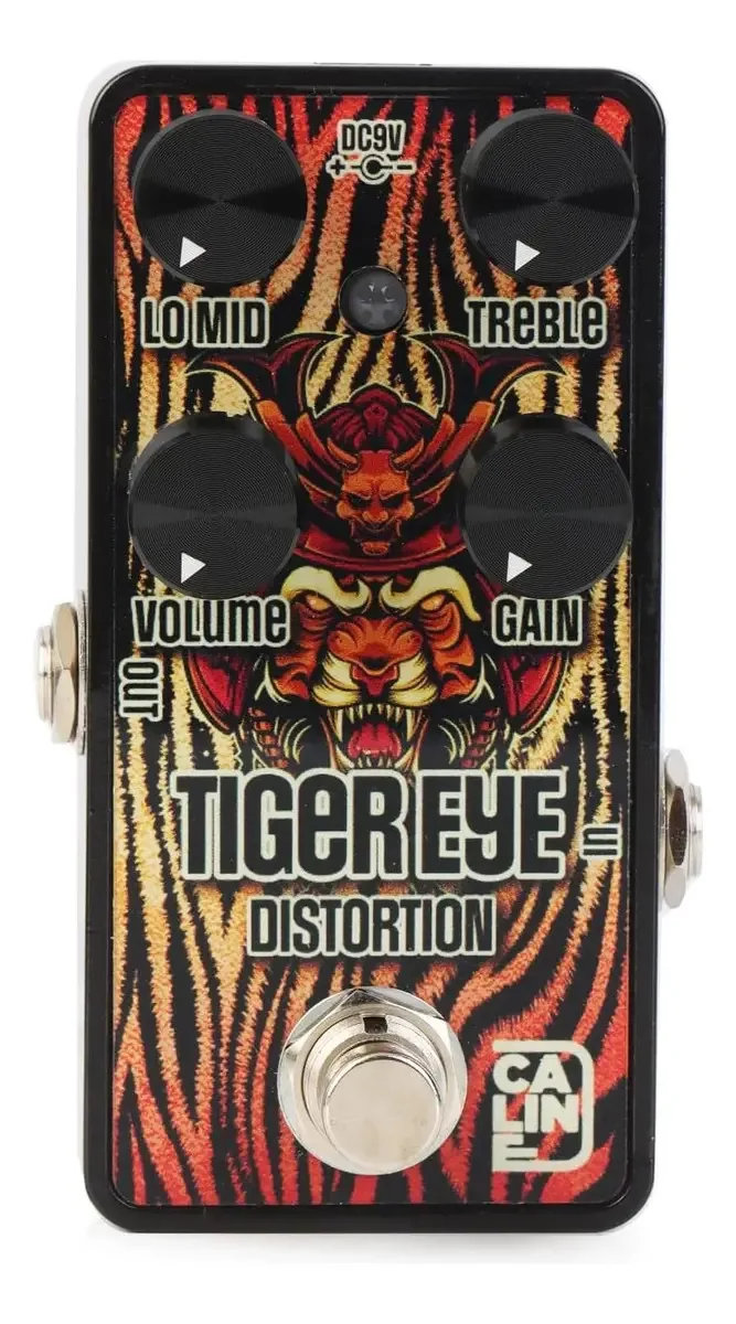 Pedal Caline Tiger Eye Distortion Pedais E Pedaleiras De Efeitos