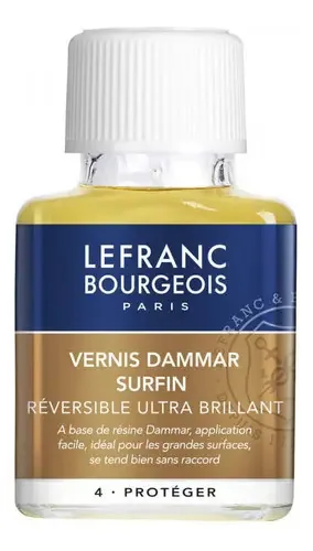 Verniz Dammar Lefranc Bourgeois 75ml Incolor Interior/Exterior