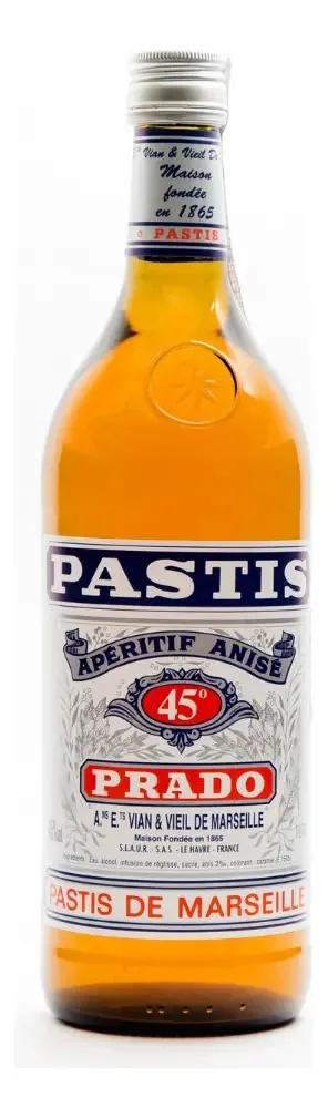 Aperitivo De Anis Pastis Prado - 1000ml
