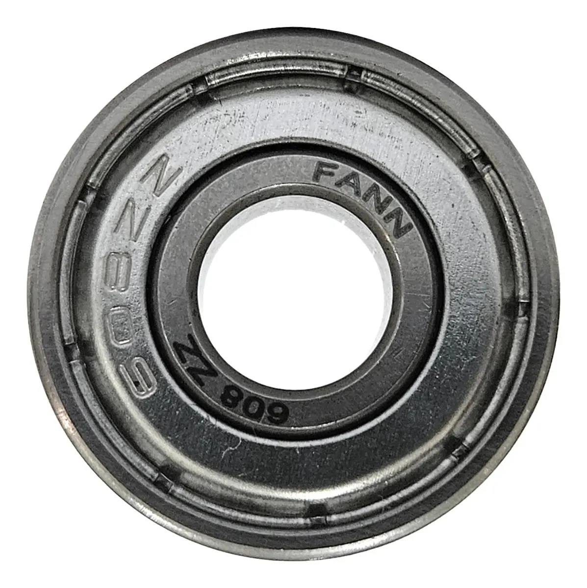 Rolamento 608 ZZ FANN Aço Cromo Prateado Kit 4 Peças Skate Patins