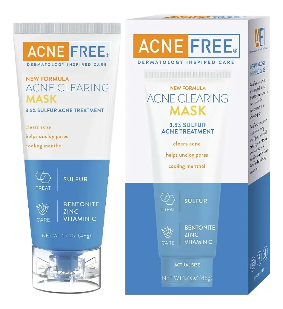Máscara de eliminação de acne sem acne, tratamento da acne