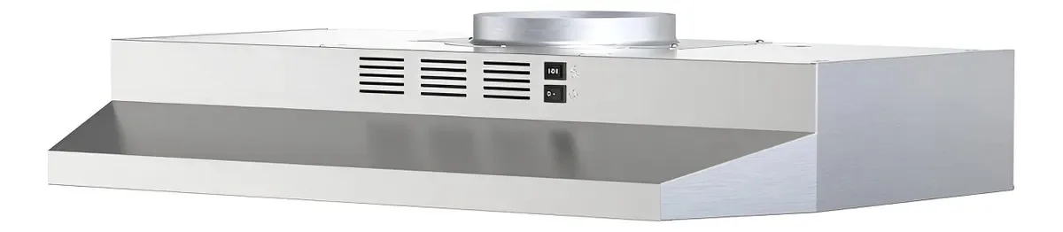 Exaustor de aço inoxidável com iluminação LED