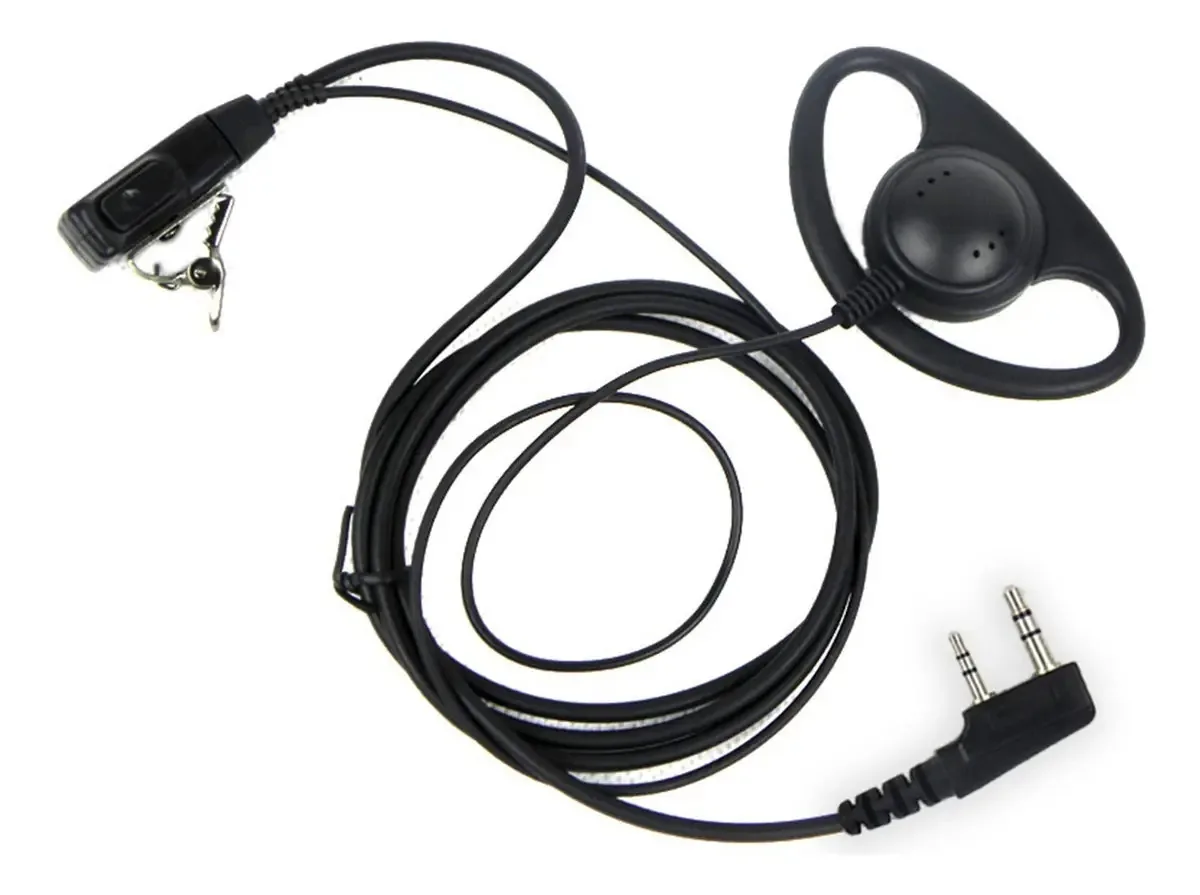 Pantz Walkie-Talkies 2 Pinos Fone de Ouvido Oculto PTT