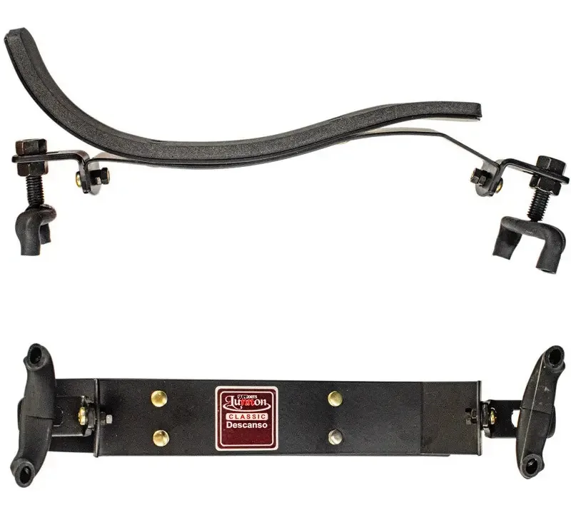Espaleira Lunnon Classic para Viola 42-43cm Alumínio Preta