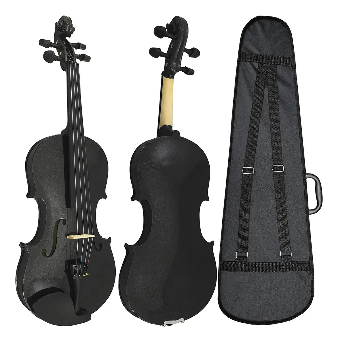Violino Infatil 1/8 Tarttan Série 100 Preto Brilho