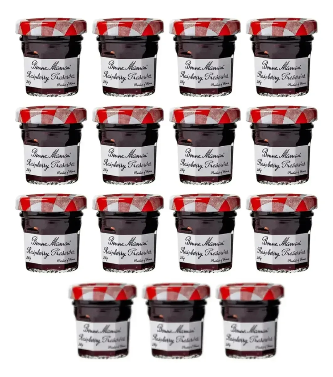 Bonne Maman raspberry geléia sem glúten
