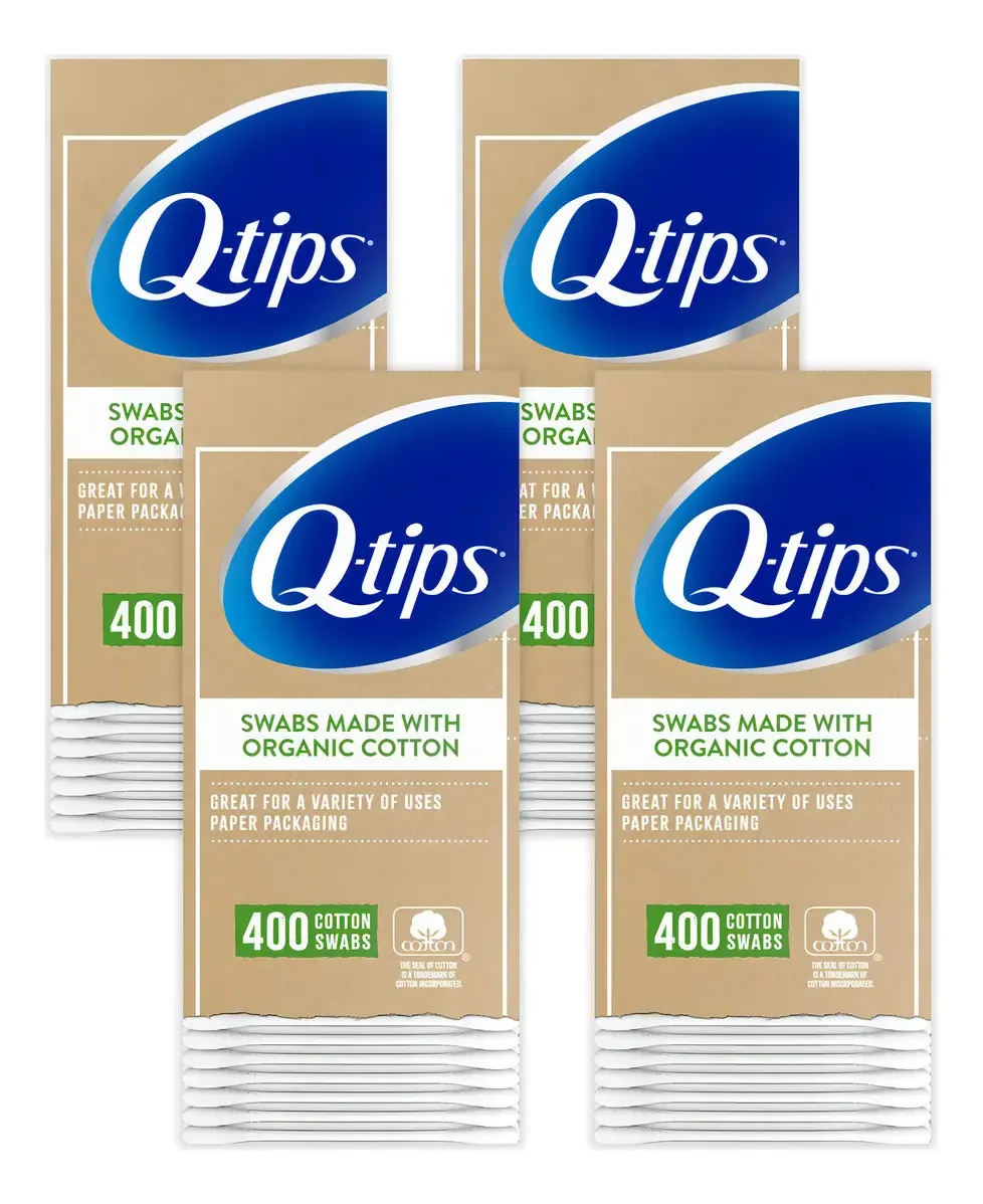 Q-tips Cotonetes De Algodão Orgânico Cotonetes De Algodão Orgânico