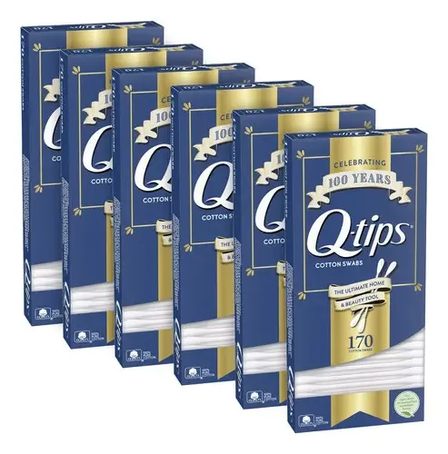 Qtips Algodão Hastes flexíveis 170 unid.