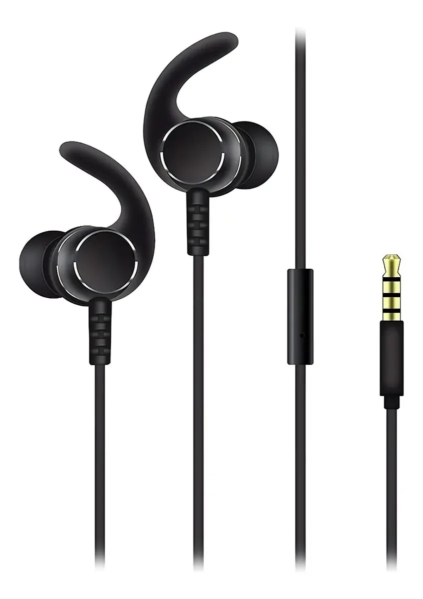 Fones de ouvido esportivos In Ear V2 com microfone viva-voz
